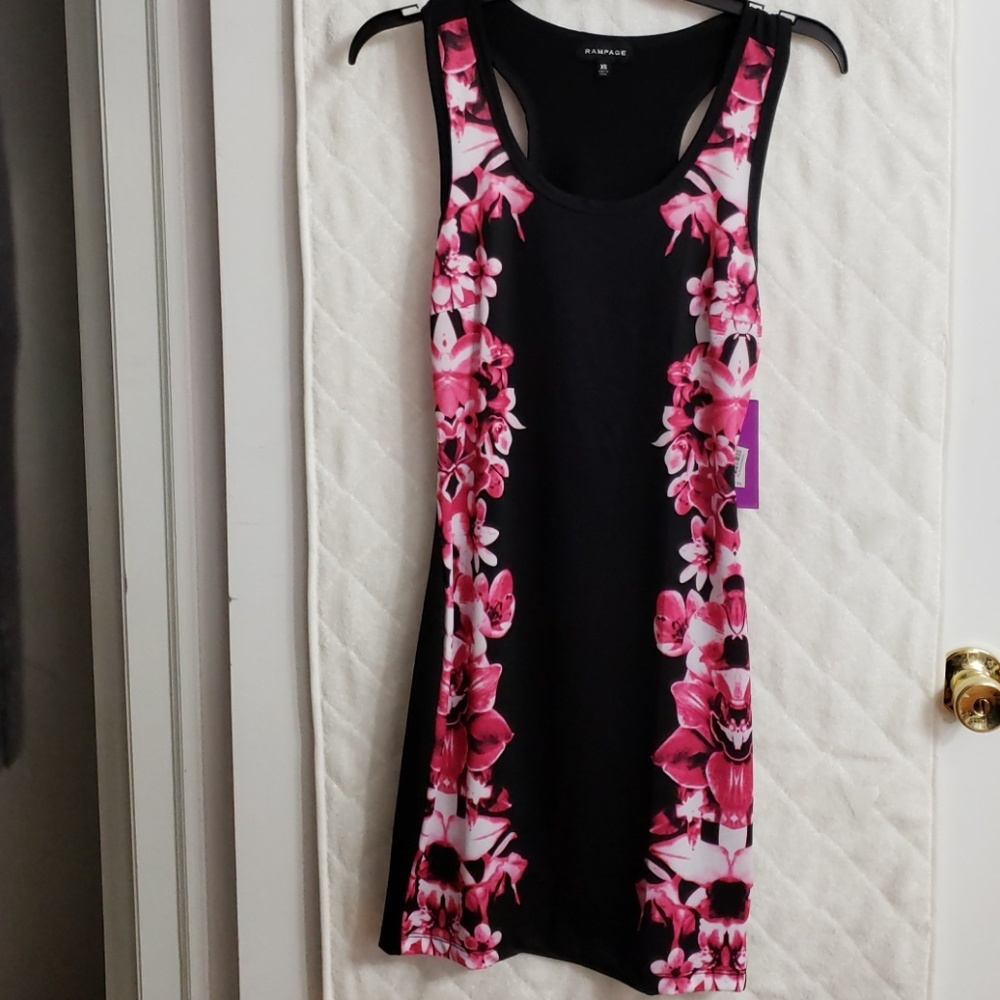 Rampage Sleeveless Floral Dress